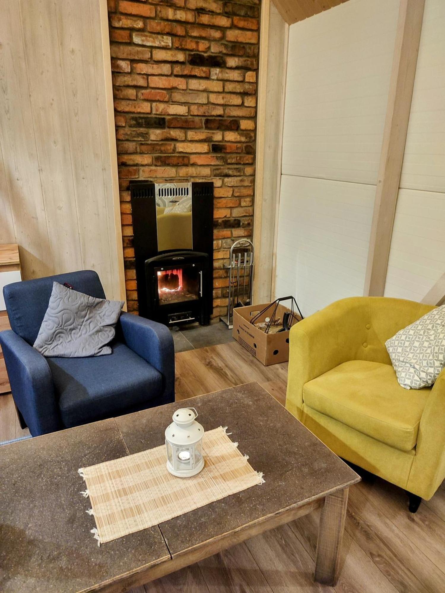 Modern Sauna Cabin In Horse Ranch Liyeplauke Buitenkant foto